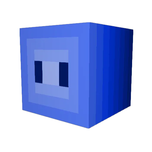 Bluenu0_0 Minecraft avatar head, 3D render