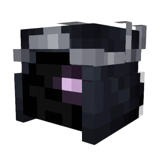 BluescreenOS Minecraft avatar head, 3D render