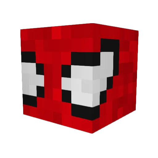 Bluesourpatchkid Minecraft avatar head, 3D render