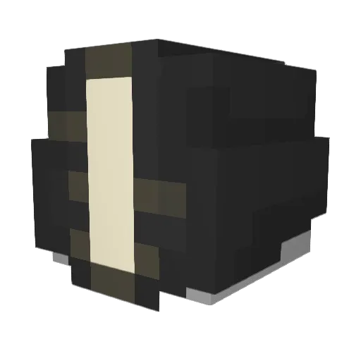 BluesyOG Minecraft avatar head, 3D render