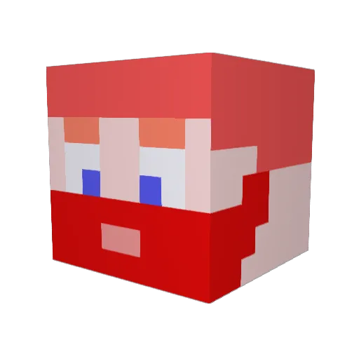 BluexXxPhoenix Minecraft avatar head, 3D render