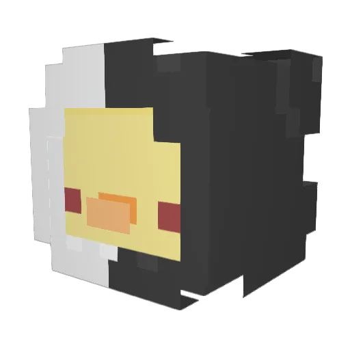 Bluey_Dreams Minecraft avatar head, 3D render