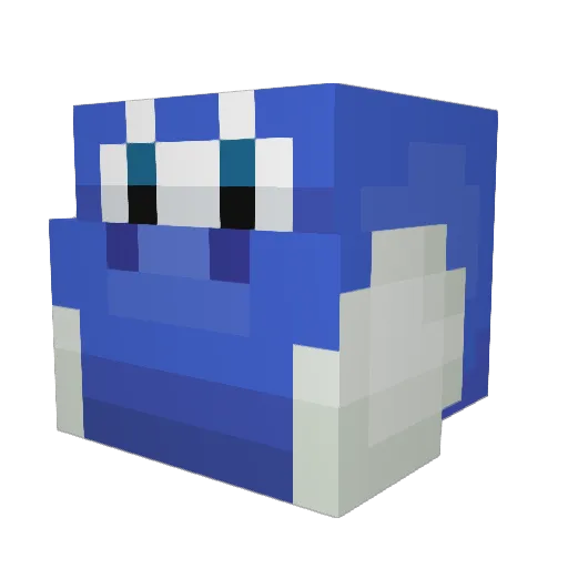 Blueyoshi12345 Minecraft avatar head, 3D render