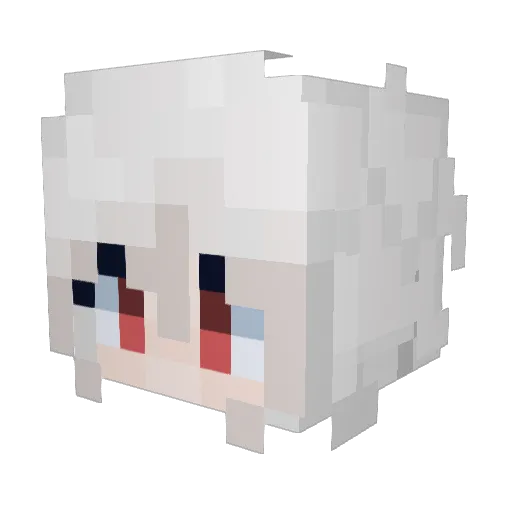 BluffCamera5933 Minecraft avatar head, 3D render