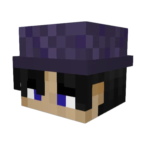 Blum005 Minecraft avatar head, 3D render