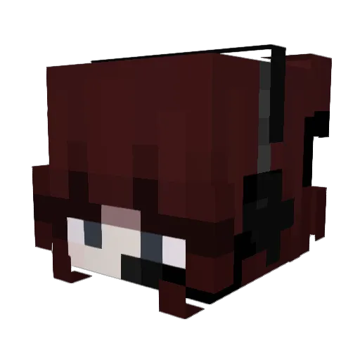 BluntBlunt Minecraft avatar head, 3D render