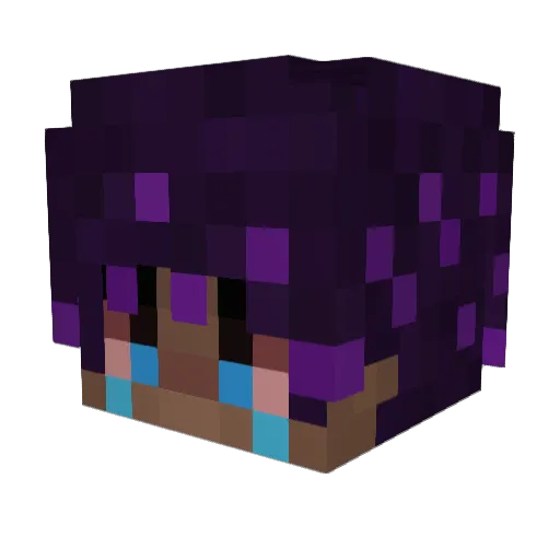 BluntPlayz Minecraft avatar head, 3D render
