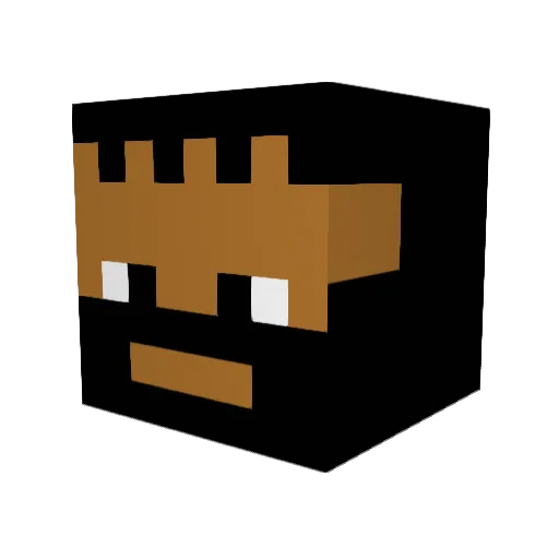 Blunts427 Minecraft avatar head, 3D render