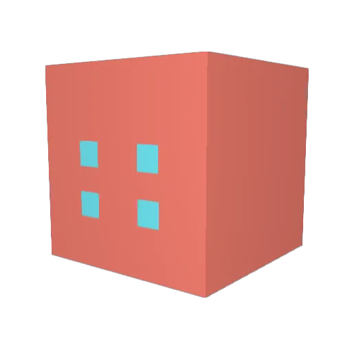 Blurpy_Murp Minecraft avatar head, 3D render