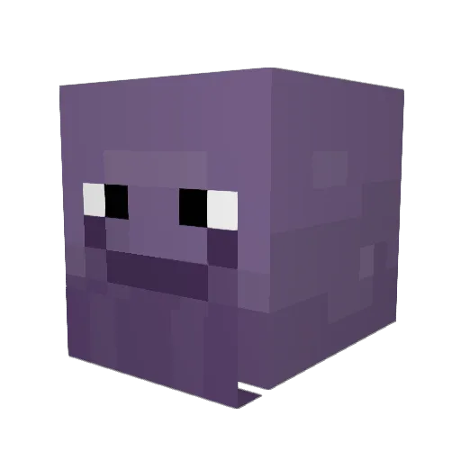 Blurry06 Minecraft avatar head, 3D render