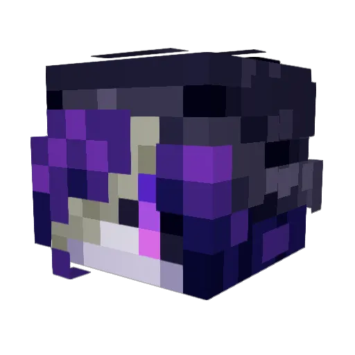 Blurryface2 Minecraft avatar head, 3D render