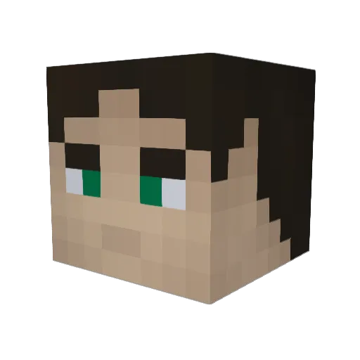 Blurryface_0 Minecraft avatar head, 3D render