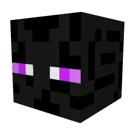 Blusions Minecraft avatar head, 3D render