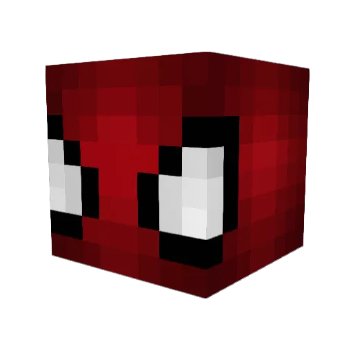 Blutaxt Minecraft avatar head, 3D render