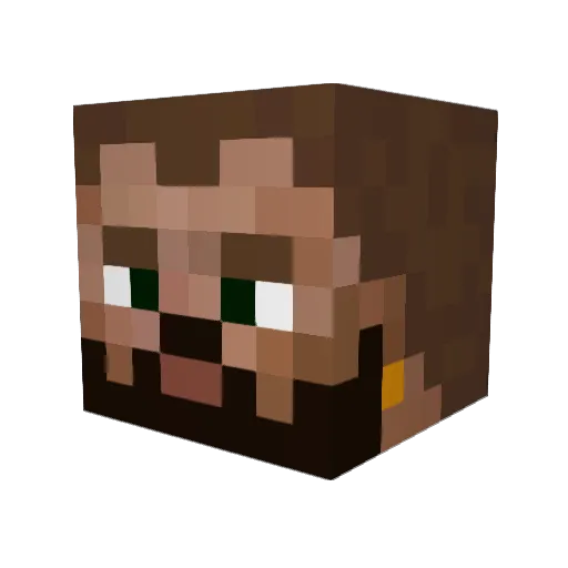 Blutritter90 Minecraft avatar head, 3D render