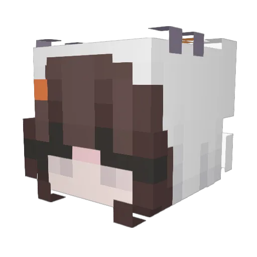 Bluu_Bunny Minecraft avatar head, 3D render