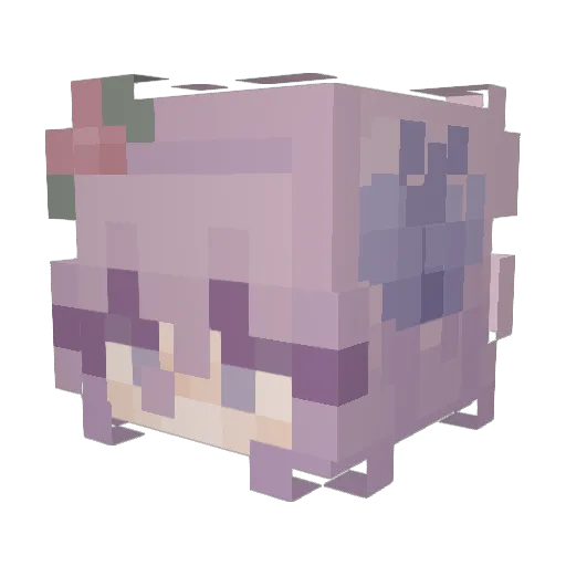 BluudnGutzz Minecraft avatar head, 3D render