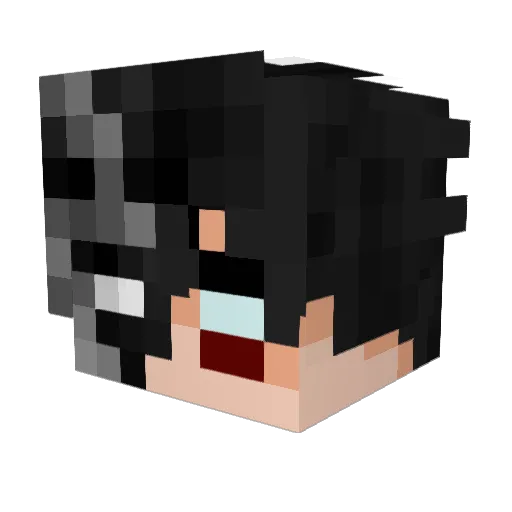 Blvndon Minecraft avatar head, 3D render