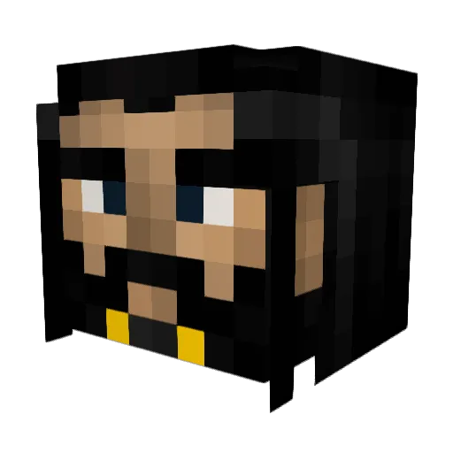 Bly88 Minecraft avatar head, 3D render