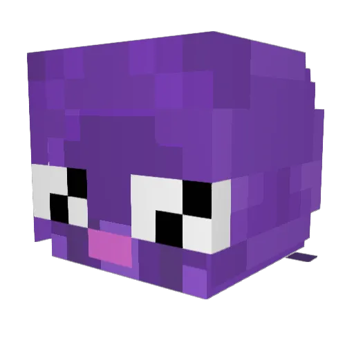 Blylex Minecraft avatar head, 3D render