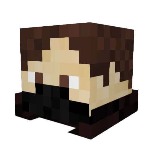 Blynk99 Minecraft avatar head, 3D render