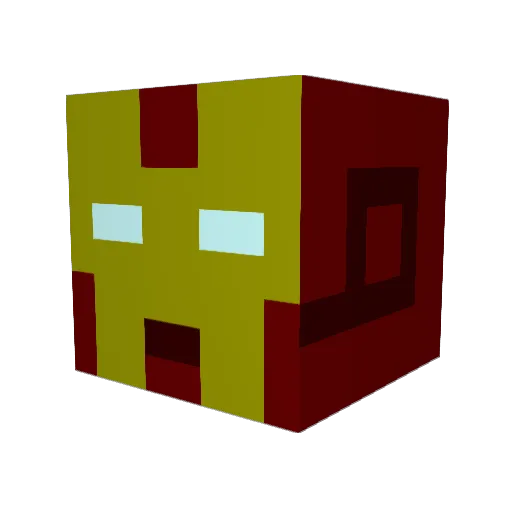 Blynov06 Minecraft avatar head, 3D render
