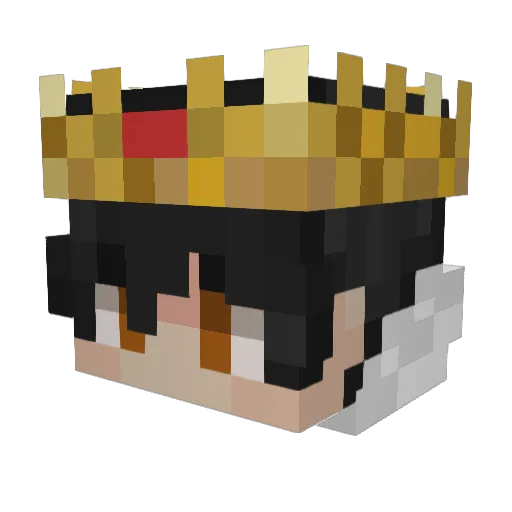 Blynx1x Minecraft avatar head, 3D render