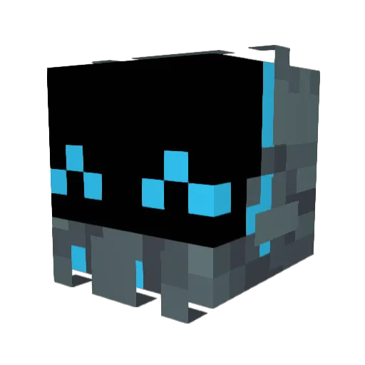 Blyron_ Minecraft avatar head, 3D render