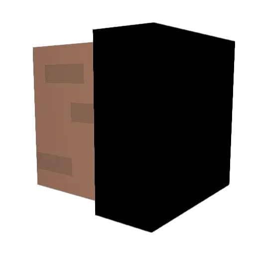 BlyserE Minecraft avatar head, 3D render
