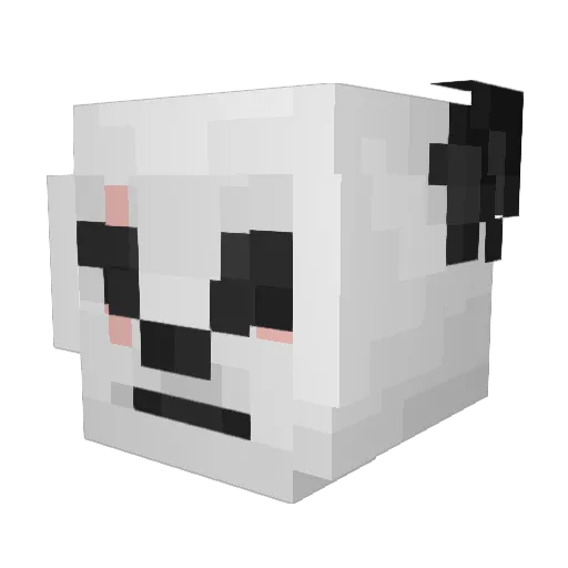 BlytheAtz16 Minecraft avatar head, 3D render