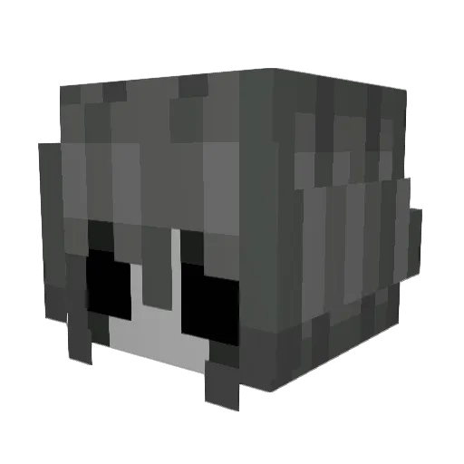 Blytheandco Minecraft avatar head, 3D render