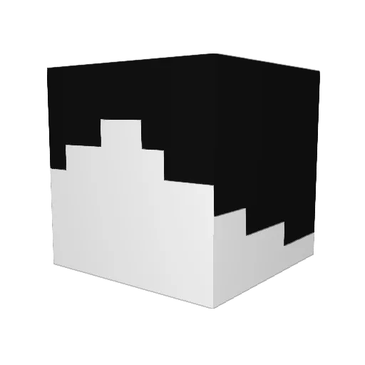 Blyxst Minecraft avatar head, 3D render