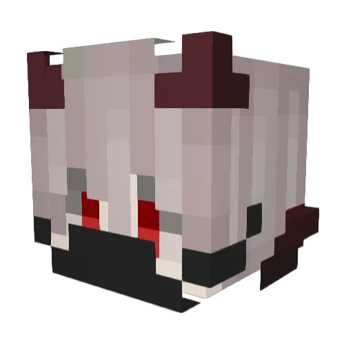 Blyzzor Minecraft avatar head, 3D render