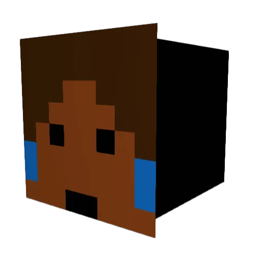 BmLavi Minecraft avatar head, 3D render