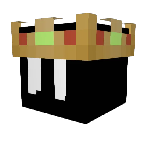 Bm_j8n Minecraft avatar head, 3D render