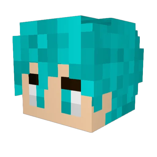 Bman105100 Minecraft avatar head, 3D render