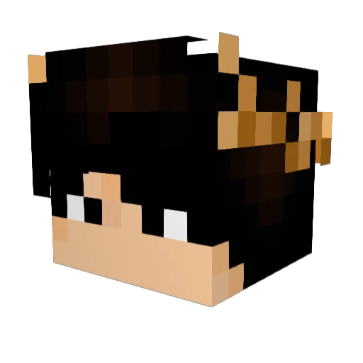 BmanAHK Minecraft avatar head, 3D render