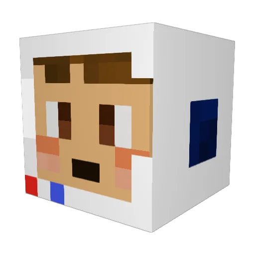 BmanTheEpic Minecraft avatar head, 3D render