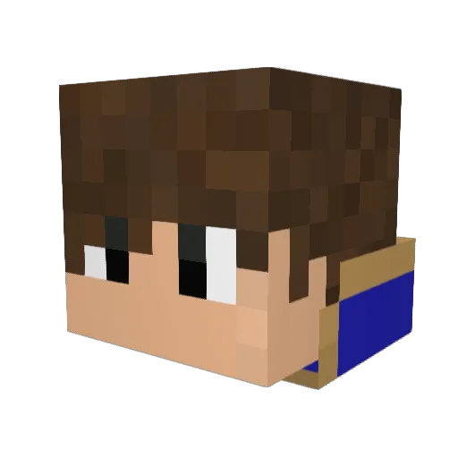 Bmann138 Minecraft avatar head, 3D render