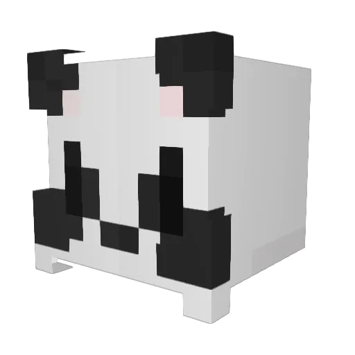 Bmartens Minecraft avatar head, 3D render