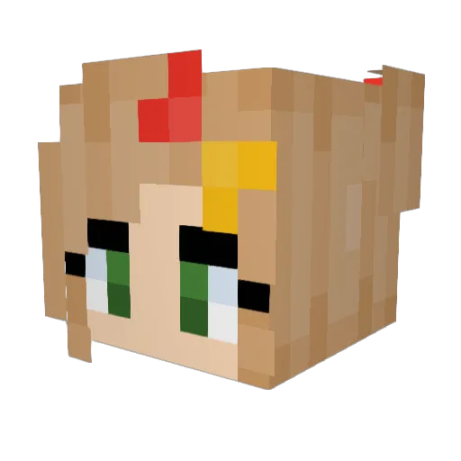Bmgayle02 Minecraft avatar head, 3D render