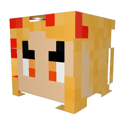 Bmillz11 Minecraft avatar head, 3D render