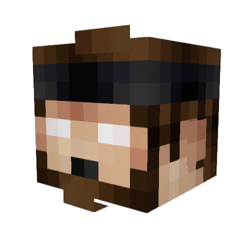 Bmix111 Minecraft avatar head, 3D render