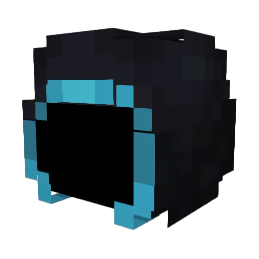 Bmoo01 Minecraft avatar head, 3D render