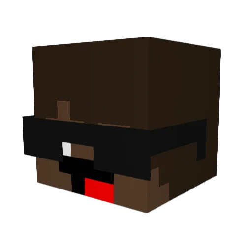 Bmwerner1 Minecraft avatar head, 3D render