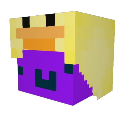 BnHienCuaToi6131 Minecraft avatar head, 3D render
