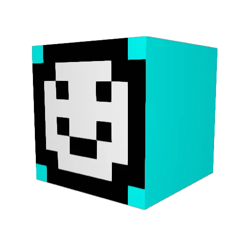 BnMertE Minecraft avatar head, 3D render