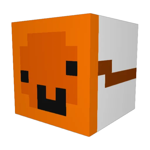 BnNavo Minecraft avatar head, 3D render