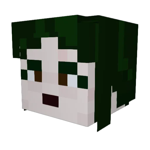 Bnbutter309 Minecraft avatar head, 3D render