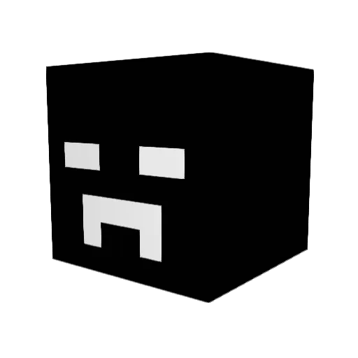 Bneoptik Minecraft avatar head, 3D render
